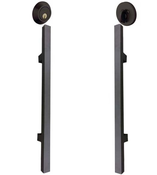 Modern Door Handles with Lock