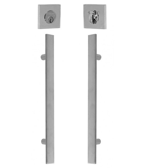 Doorware.com Stainless Steel Exterior Door Pull Handles with Deadbolt