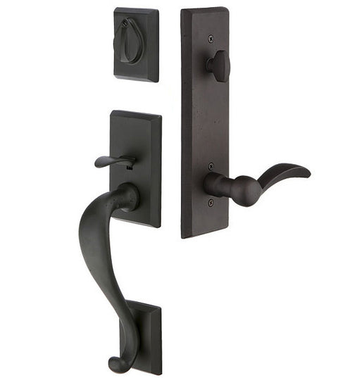 Rectangular Sectional Mortise Handleset, Emtek 3324