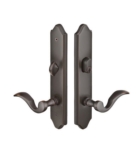 Multi-Point Trim 2 x 10 Inch American Cylinder Above Handle, Emtek 1485