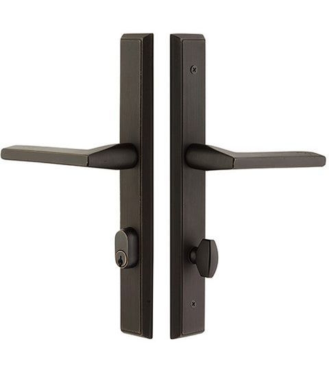 1-1/2 x 11 Sandcast Bronze Rectangular American Cylinder Multi-Point Trim, Emtek 1655