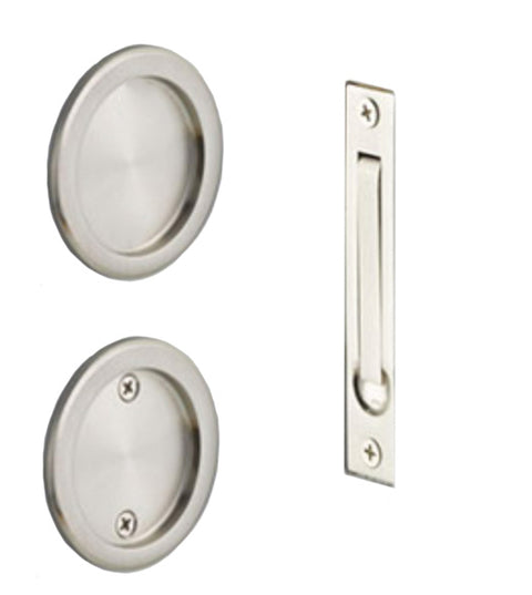 Dummy Round Pocket Door Set, Emtek 2146
