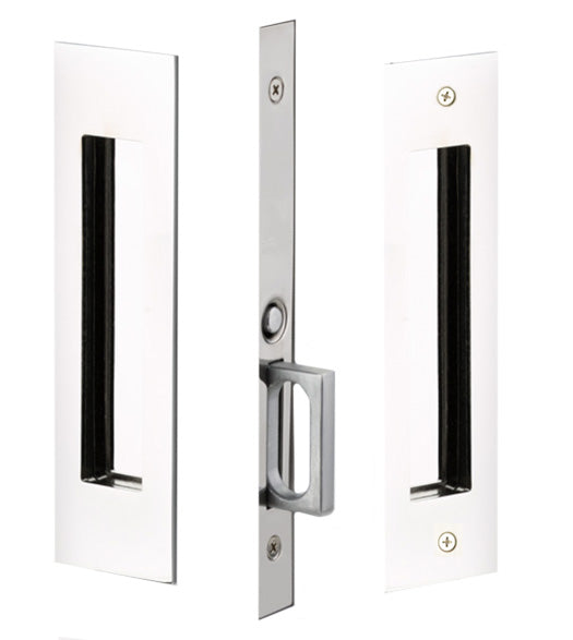 Narrow Rectangular Passage Pocket Door Set, Emtek 2154