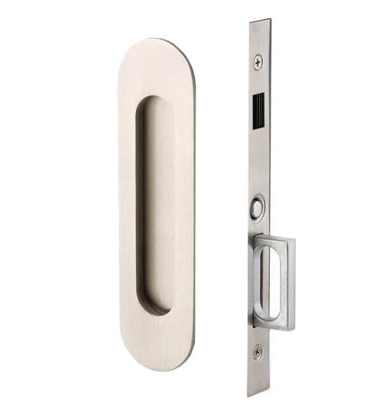 Narrow Oval Dummy Pocket Door Set, Emtek 2166