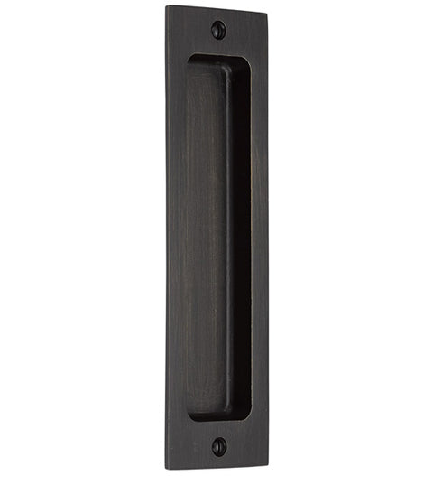 Sandcast Bronze 8 Inch Flush Pull, Emtek 220408