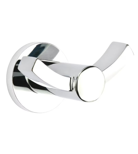 Modern Double Robe Hook, Emtek 2809-09