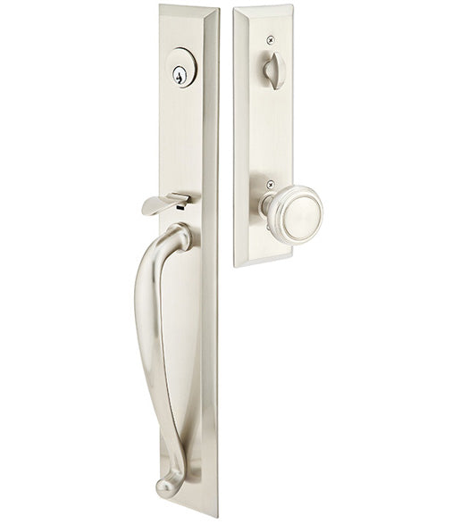 Jefferson Full Escutcheon Handleset, Emtek 4415
