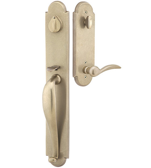 Greeley Arched Sandcast Handleset, Emtek 451332