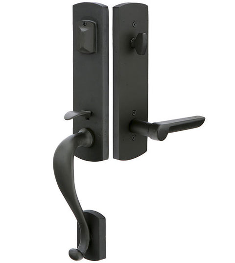 Doorware.com Sheridan Sandcast Bronze Handleset, Emtek 451812
