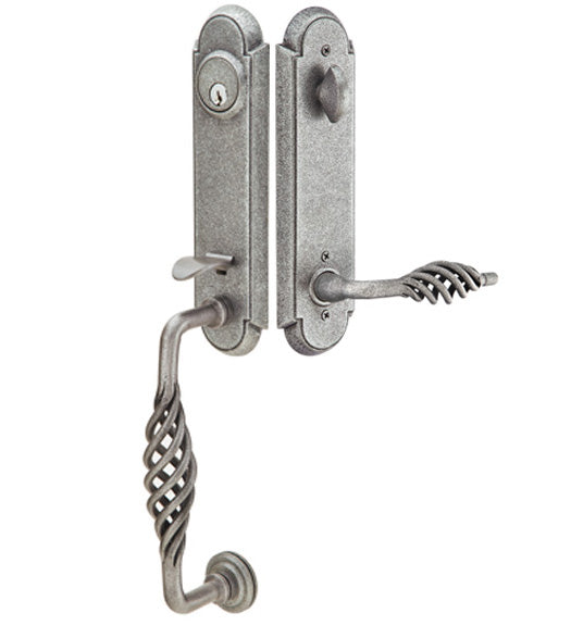 Wrought Steel Lafayette Handleset, Emtek 461111
