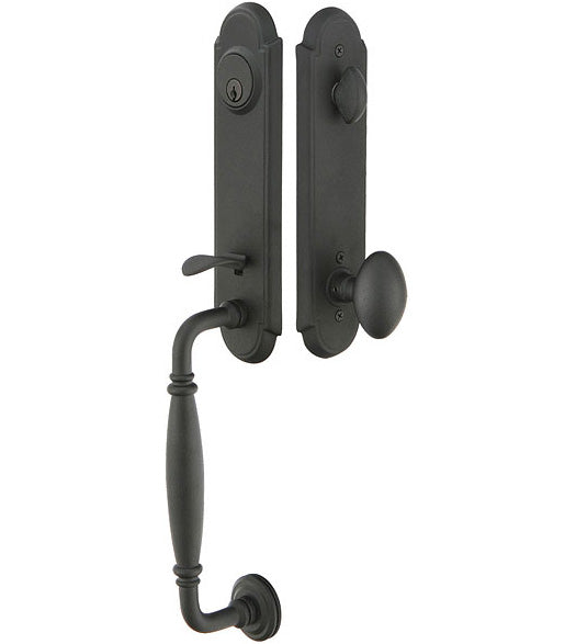Wrought Steel Normandy Handleset, Emtek 461131