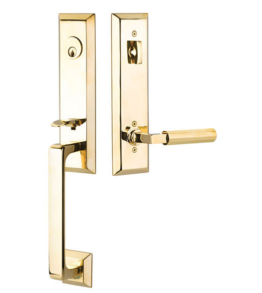 Transitional Heritage Monolithic Handleset, Emtek 4707