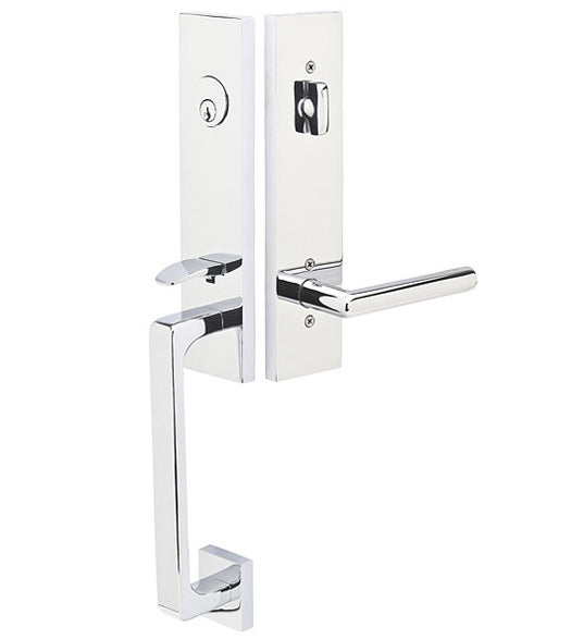Davos Tubular Handleset, Emtek 4818