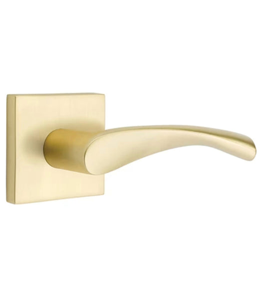 Triton Lever with Square Rose, Emtek 5050TRT