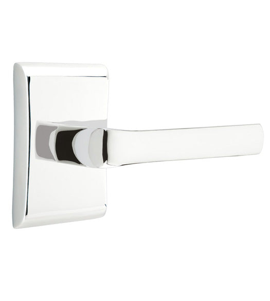Spencer Lever with Neos Rose, Emtek 5051SPN