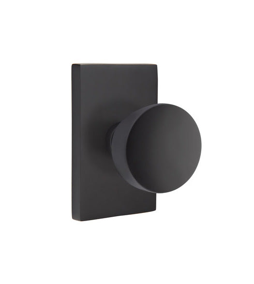 Laurent Knob with Rectangular Rose, Emtek 5052LAU