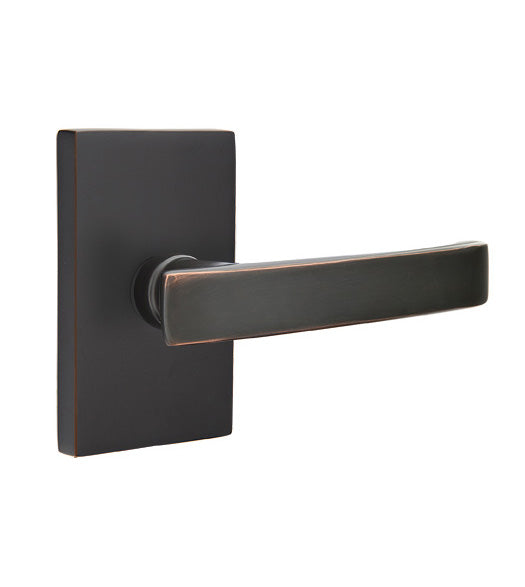Geneva Lever with Rectangular Rose, Emtek 5052GV