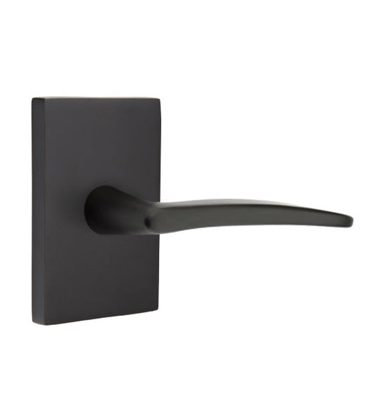 Poseidon Lever with Rectangular Rose, Emtek 5052POS