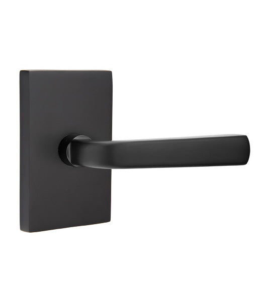 Sion Lever with Rectangular Rose, Emtek 5052SIO