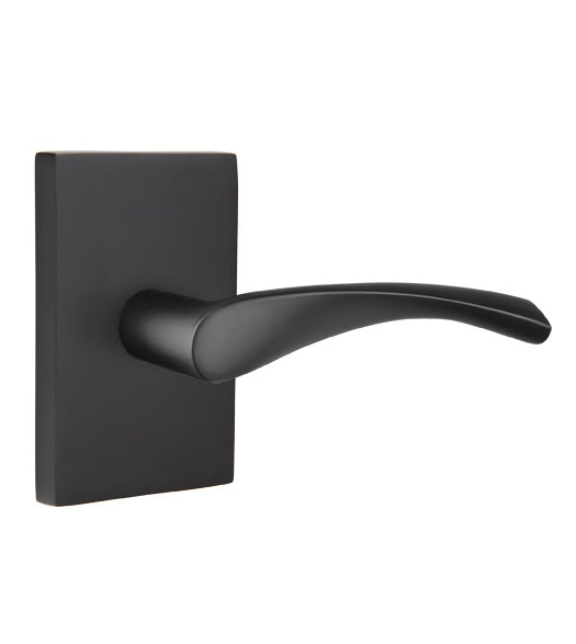 Triton Lever with Rectangular Rose, Emtek 5052TRT