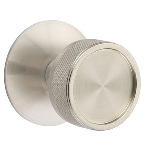 Knurled Conical Knob with Round Rose, Emtek 5057CCKNK