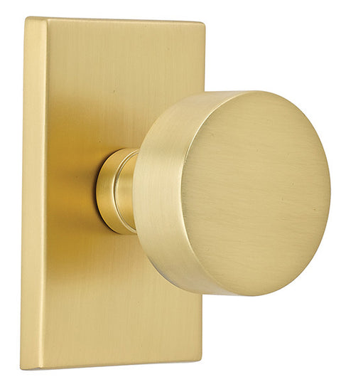 Round Knob with Rectangular Rose, Emtek 5052ROU