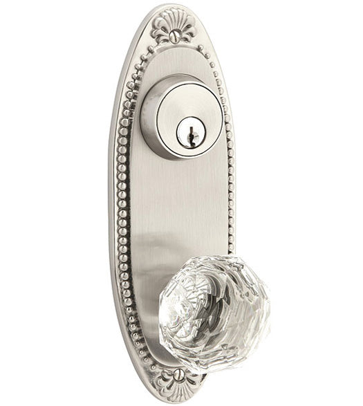 Doorware.com Oval Beaded Entry Door Lockset, Emtek 6010