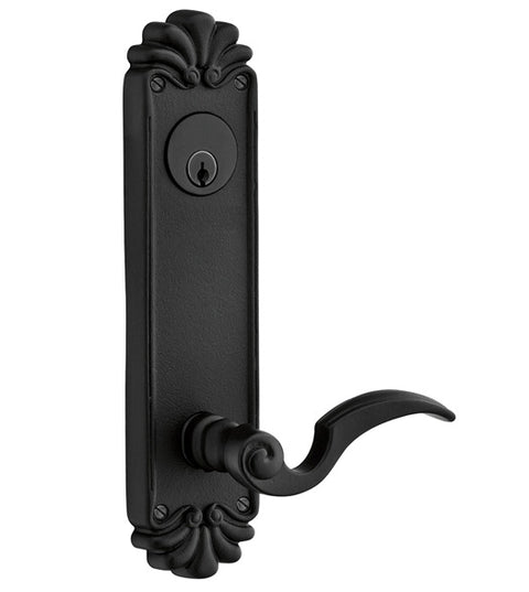 10-1/8 Inch #16 Tuscany Sideplate Lockset, Emtek 6620