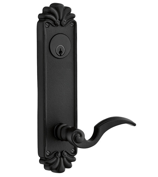 10-1/8 Inch #16 Tuscany Sideplate Lockset, Emtek 6620