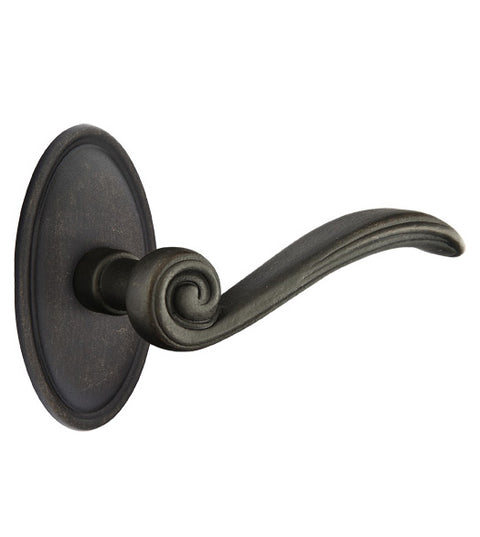 Medici Lever with Oval Rose, Emtek 70514MDI