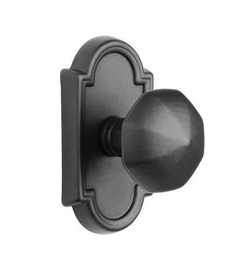 Octagon Cast Bronze Knobset with Arched Rose, Emtek 70511OCK