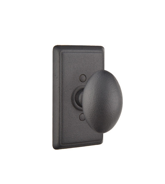 Savannah Knob with Rectangular Rose, Emtek 7053SV