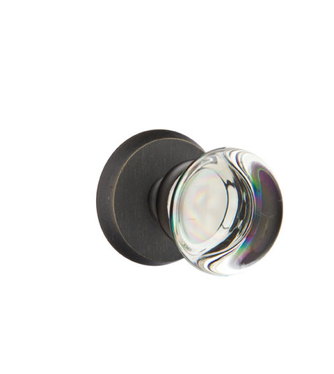 Providence Crystal Knob with Round Rose, Emtek 7056PC