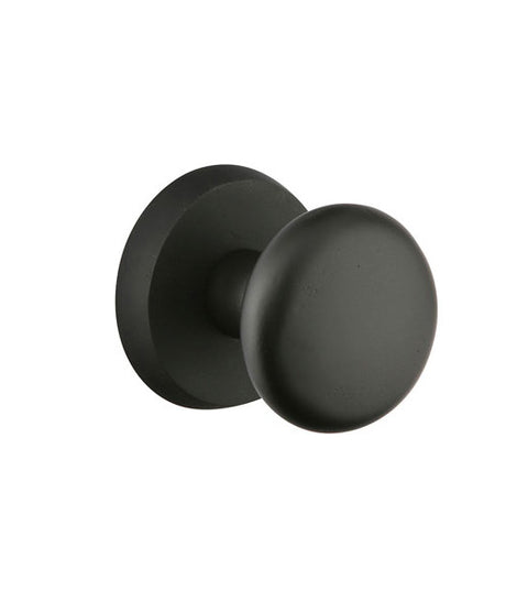 Sandcast Bronze Half Round Winchester Knob with Round Rose, Emtek 7056WC