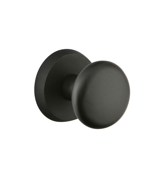 Sandcast Bronze Half Round Winchester Knob with Round Rose, Emtek 7056WC