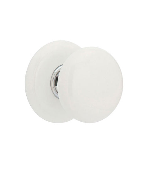 Ice White Porcelain Knobset, Emtek 8003IW