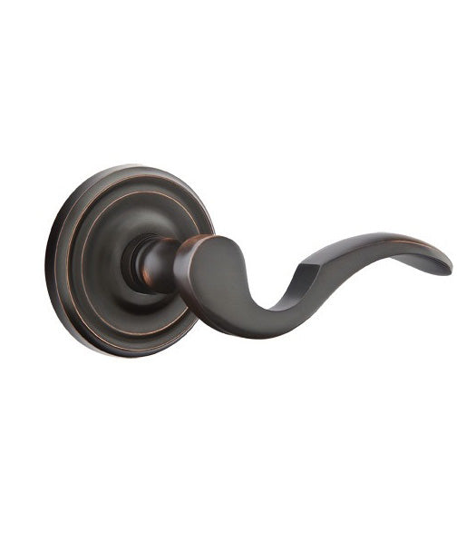 Cortina Lever with Regular Round Rose, Emtek 8050C