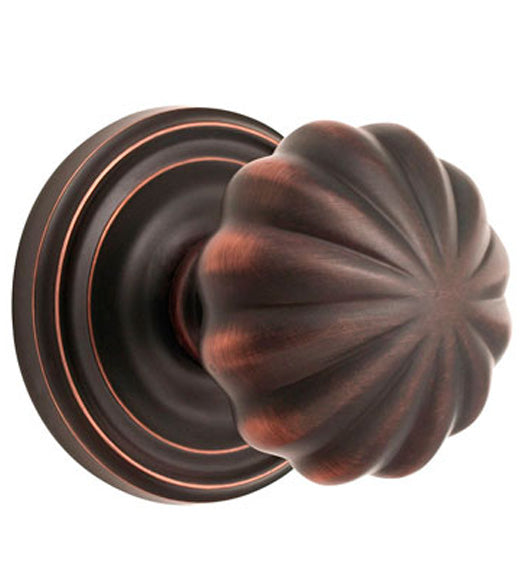 Melon Knob with Regular Rose, Emtek 8050MN