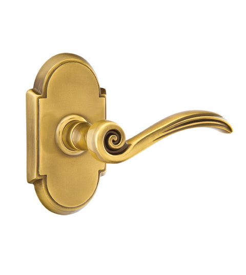 Arched Rose Elan Leverset, Emtek 8058EN
