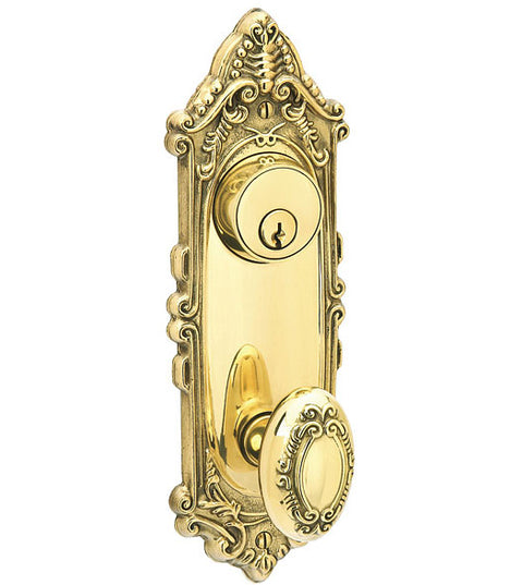 Victoria Entry Door Lockset, Emtek 8090
