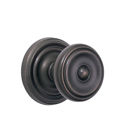 Waverly Knob with Round Rosette, Emtek 8050W