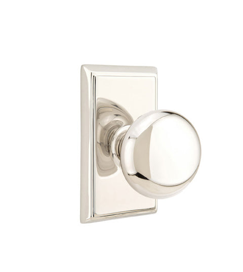 Providence Knob with Rectangular Rose, Emtek 8521P