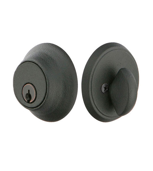 Wrought Steel Single Cylinder Deadbolt, Emtek 8452