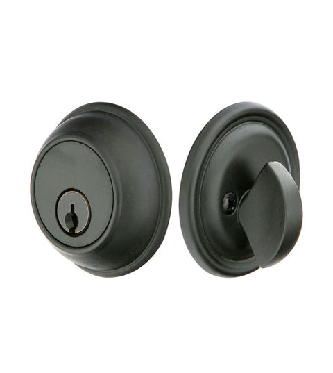 Classic Lost Wax Bronze Single Cylinder Deadbolt, Emtek 8471