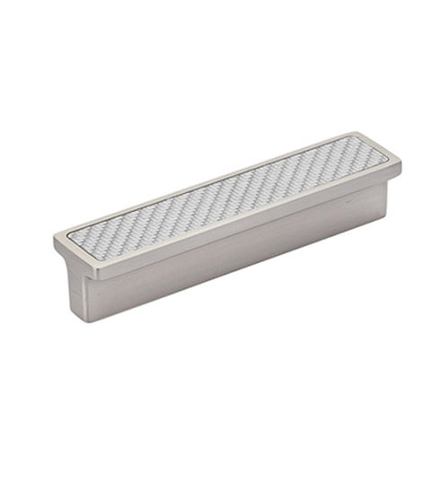 Doorware.com Silver Carbon Fiber Bin Pull, Emtek 86374