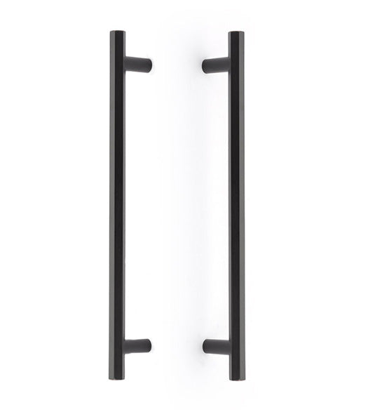 Back-to-Back Modern Hex Door Pull Set, Emtek BTB-87003