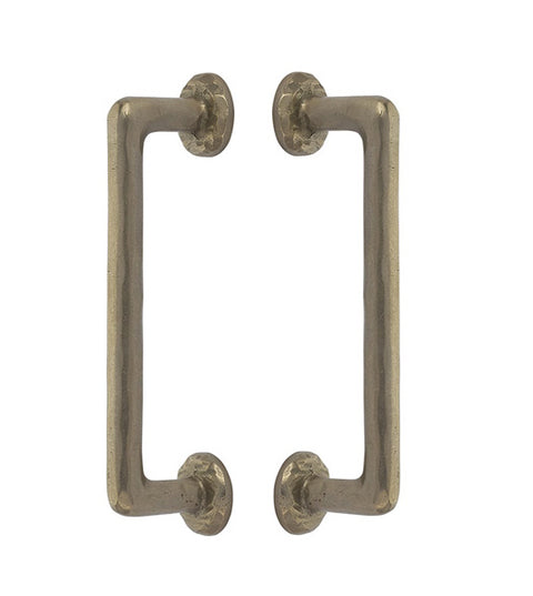 Rustic Sandcast Bronze Back-to-Back Pulls, Pair, Emtek BTB-86088