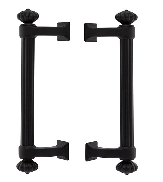 Column Lost Wax Bronze Back-to-Back Pulls, Pair, Emtek BTB-86156