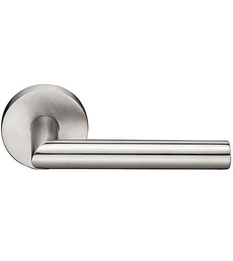 Stuttgart Stainless Steel Lever with Disk Rose, Emtek S30002STT
