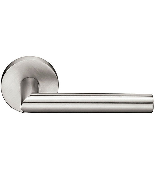Stuttgart Stainless Steel Lever with Disk Rose, Emtek S30002STT